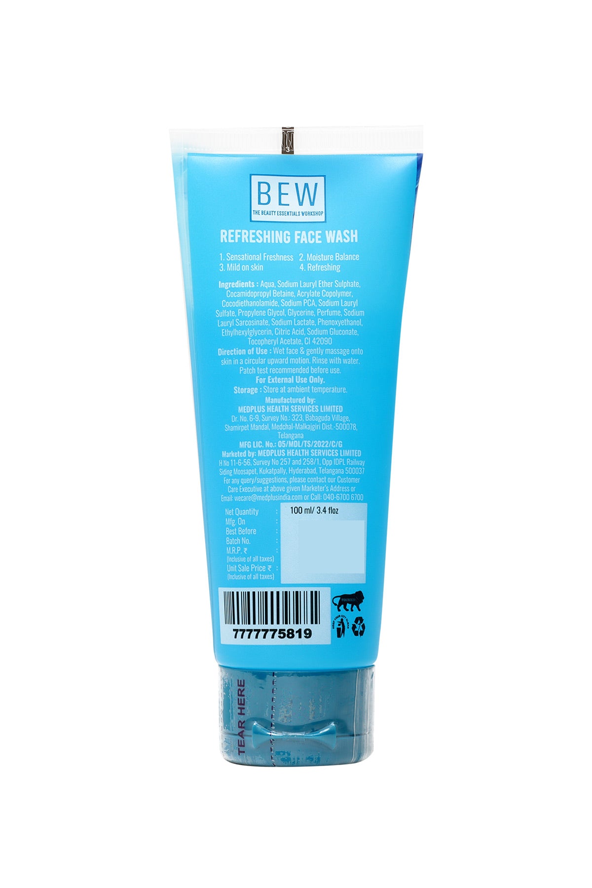 Bew Refreshing Face Wash (100ml)