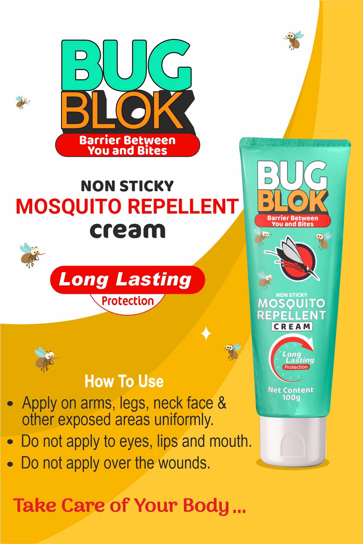 Bugblok Mosquito Repellent Cream (100 gm)