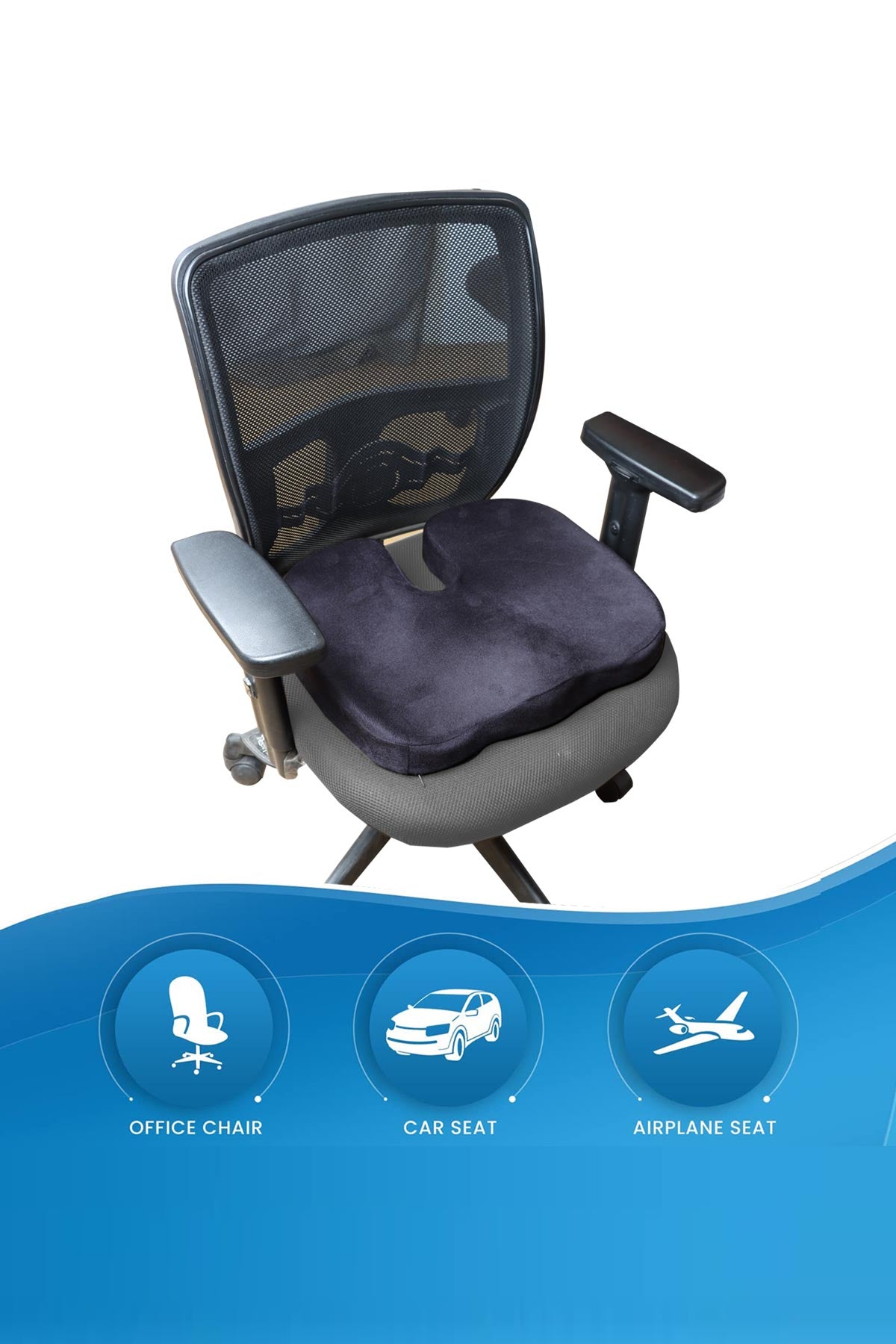 Doqtar Soft Coccyx Cushion-Tailbone Support (Universal)