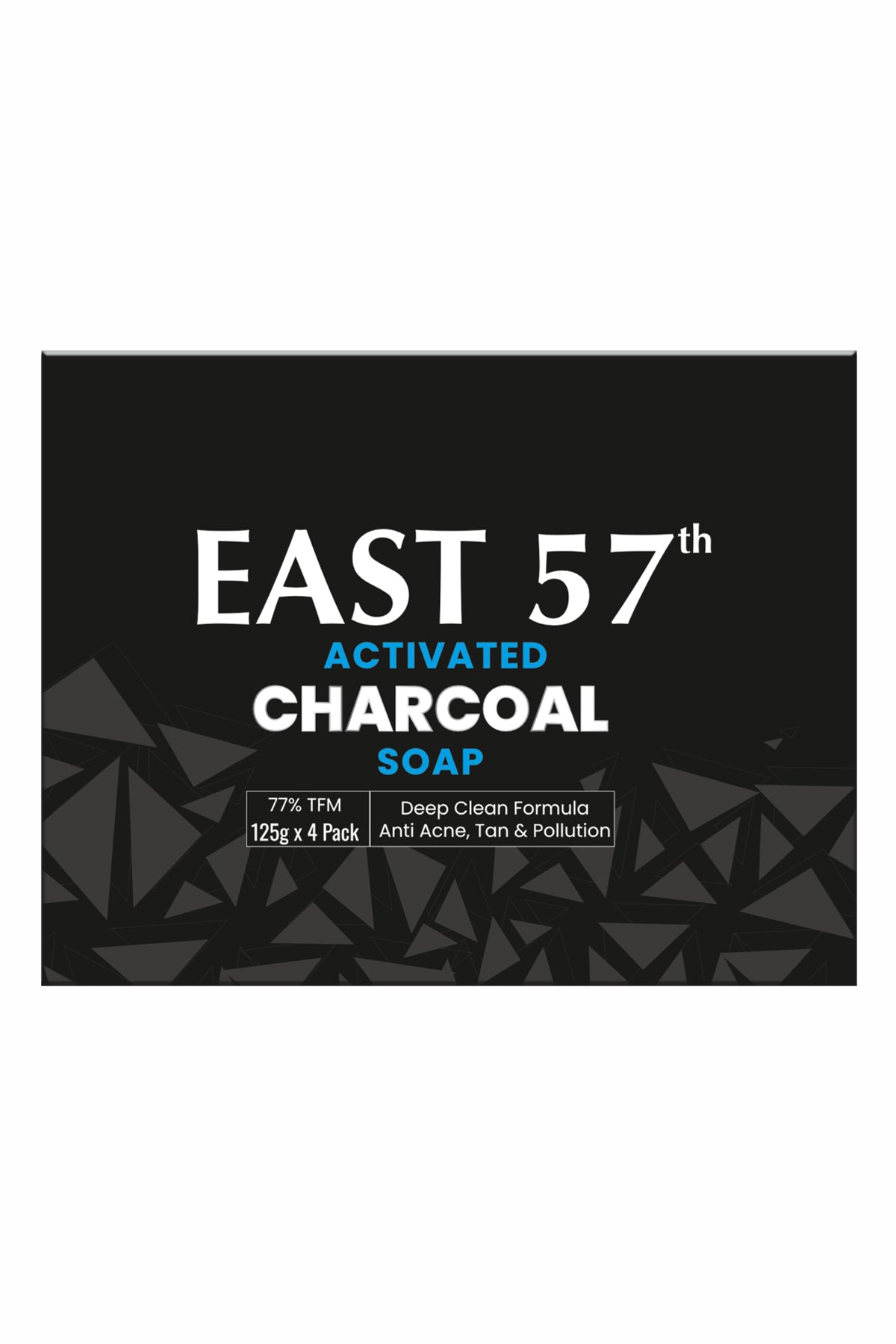 East 57th Activated Charcoal Soap (4x125gm)