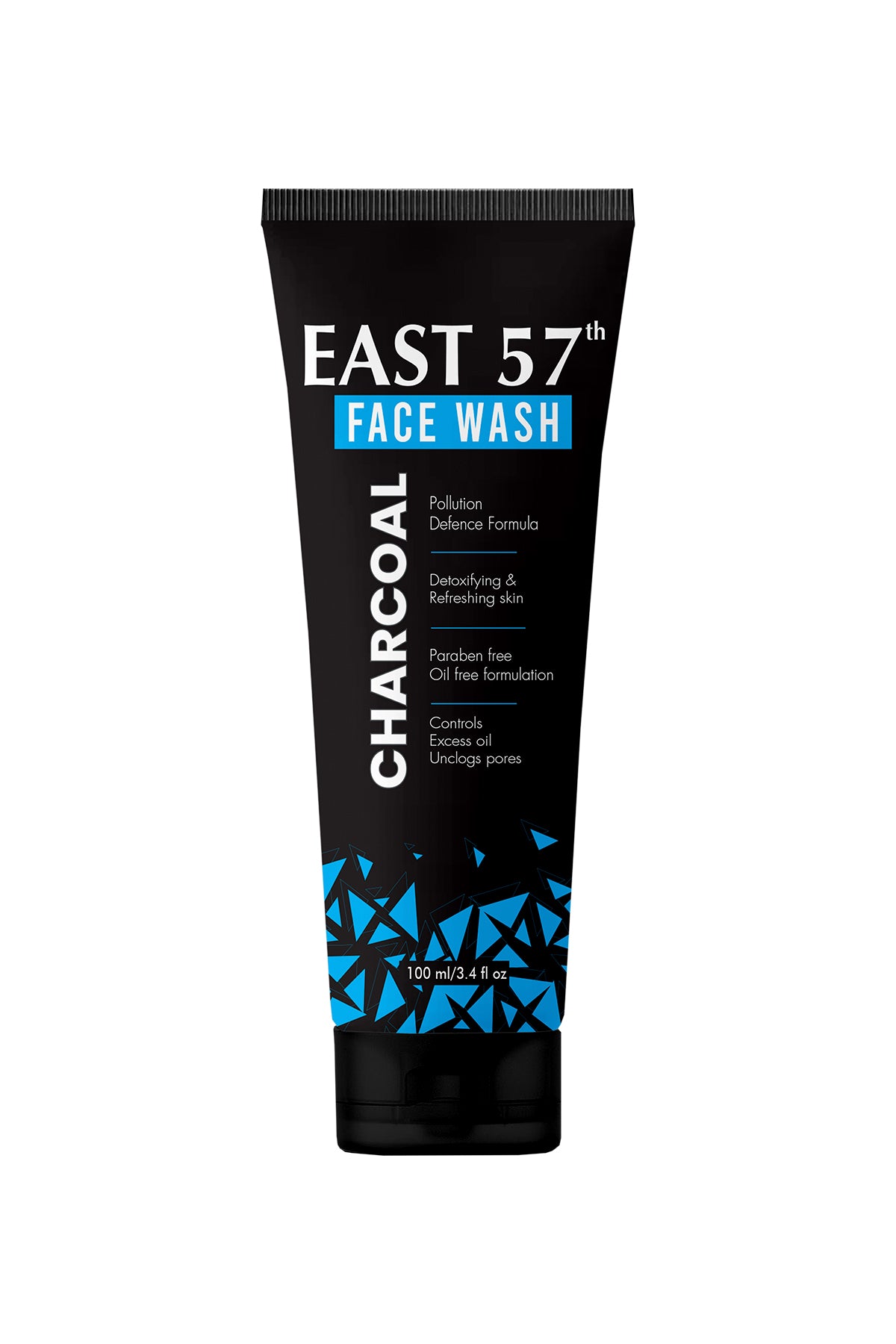 East 57th Activated Charcoal Face Wash (100ml)