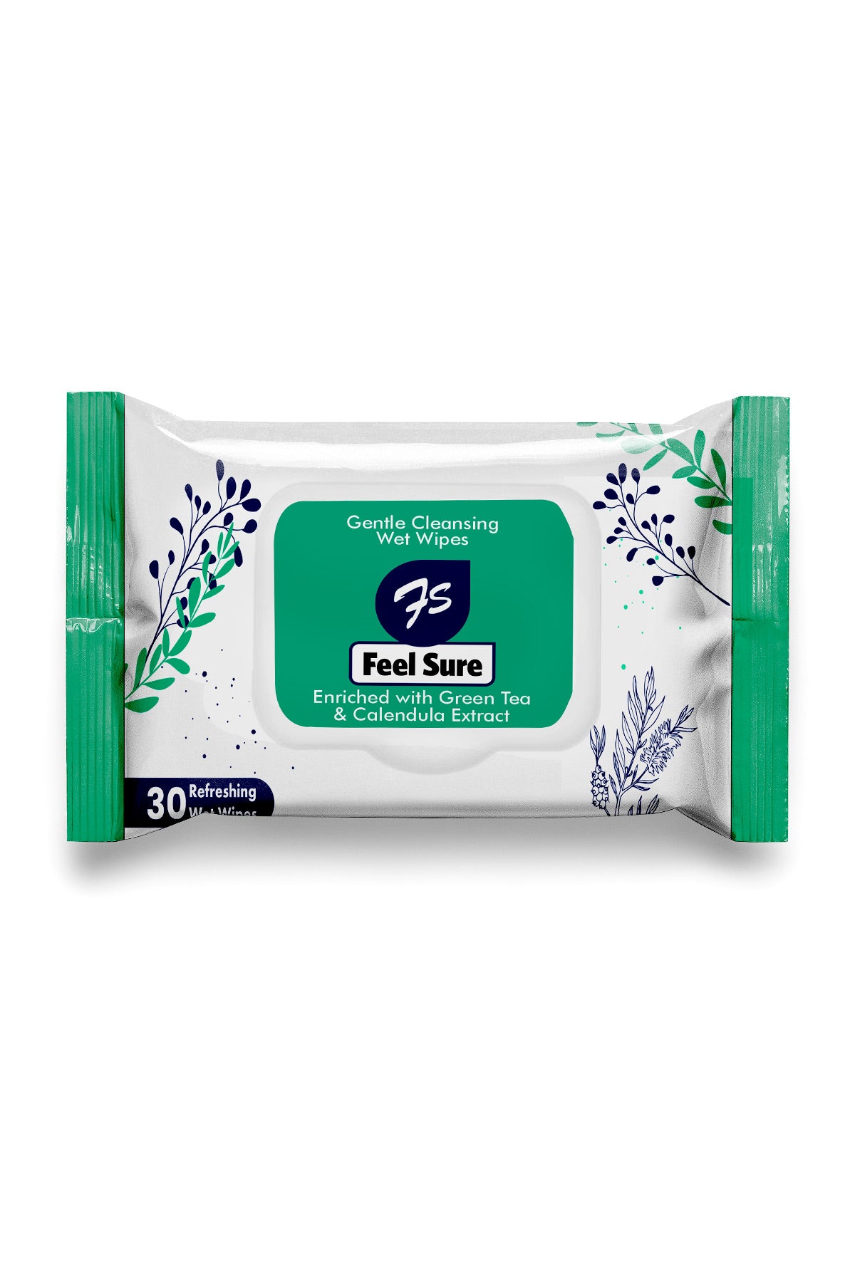 Feel Sure Gentle Cleansing Personal Wipes 30s