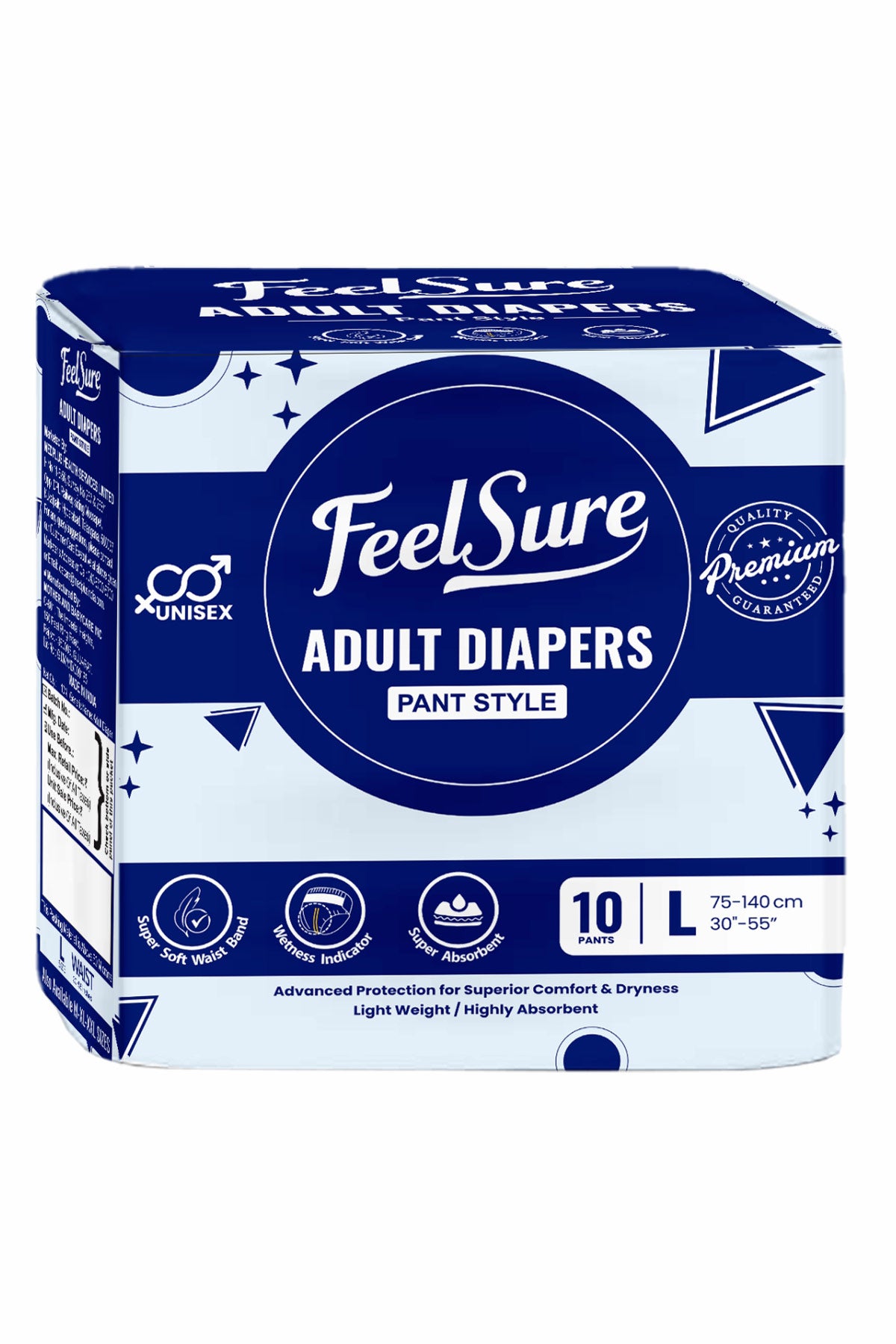 Feelsure Adult Diaper Pant L 10s