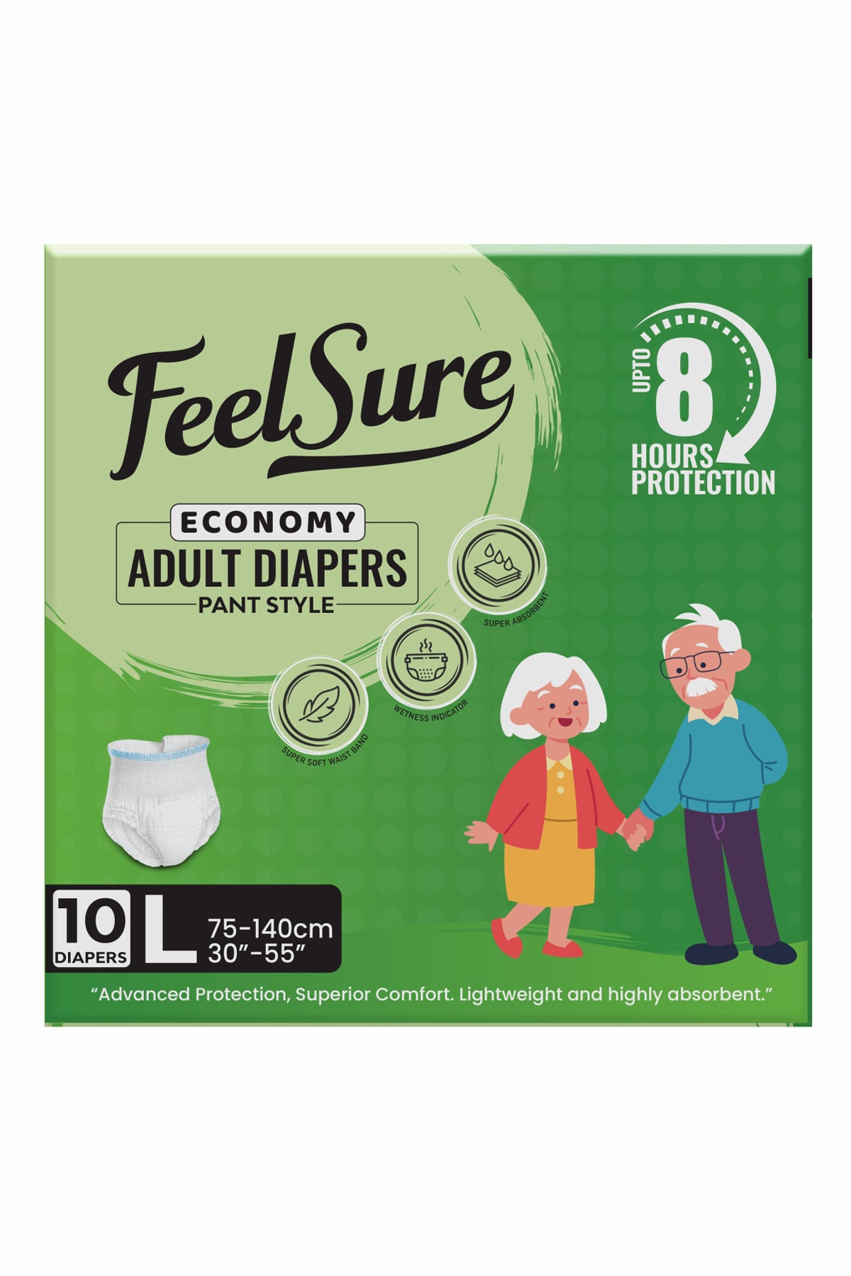 Feelsure Economy Diapers Pant Type L 10s