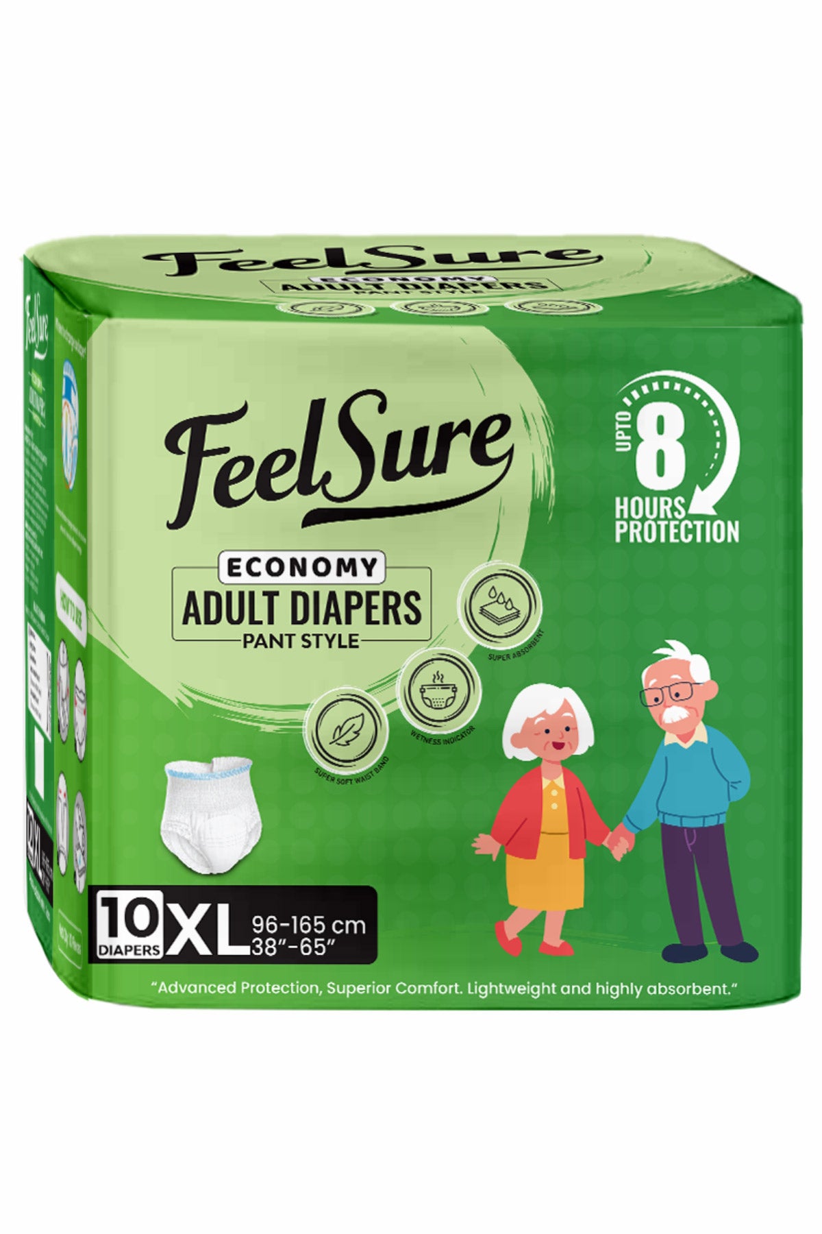 Feelsure Economy Diapers Pant Type XL 10s