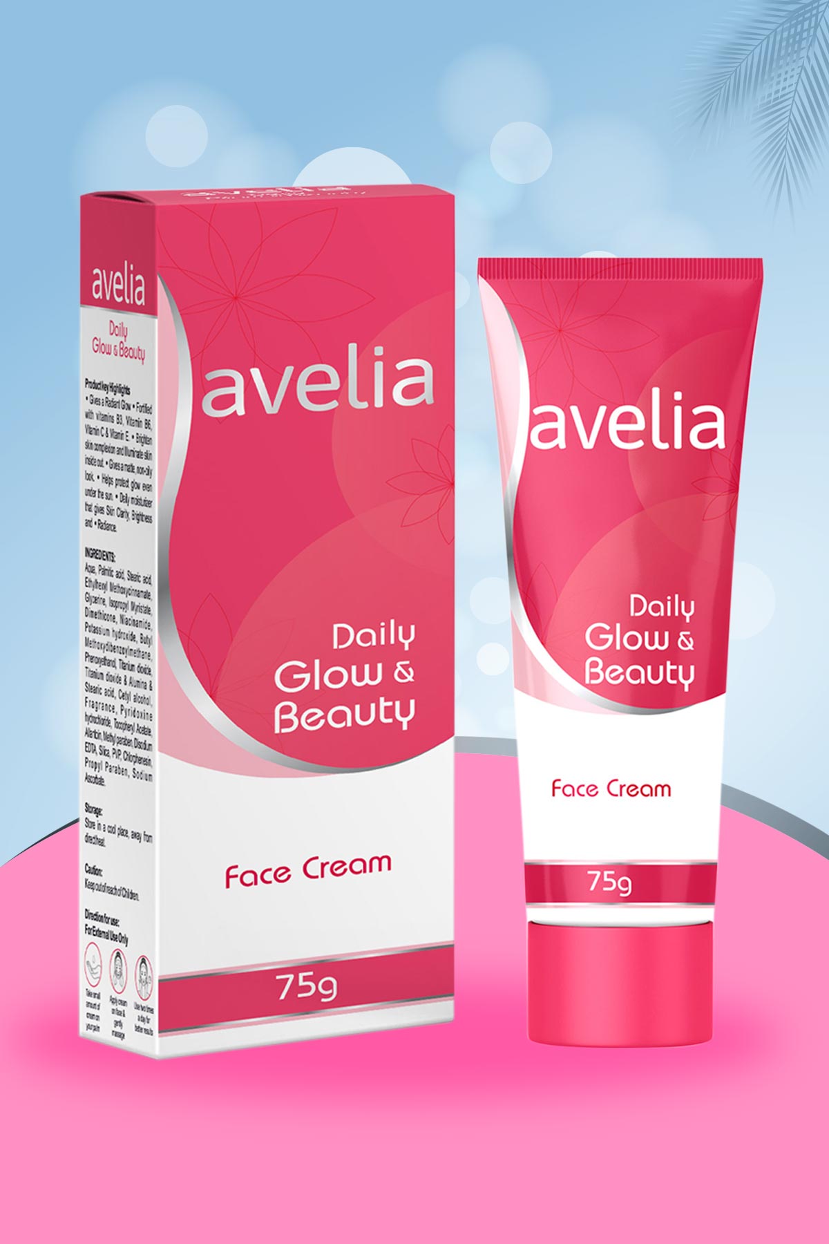 Avelia Daily Glow and Beauty Face Cream (75gm)
