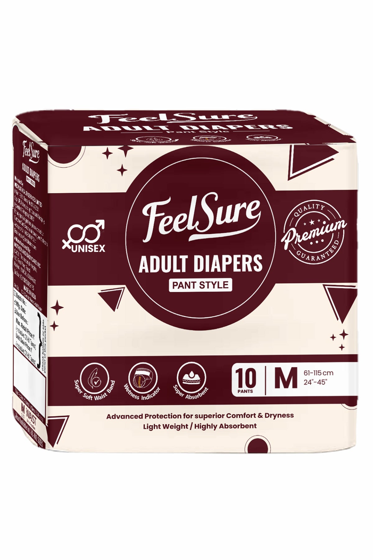 Feelsure Adult Diaper Pant M 10s