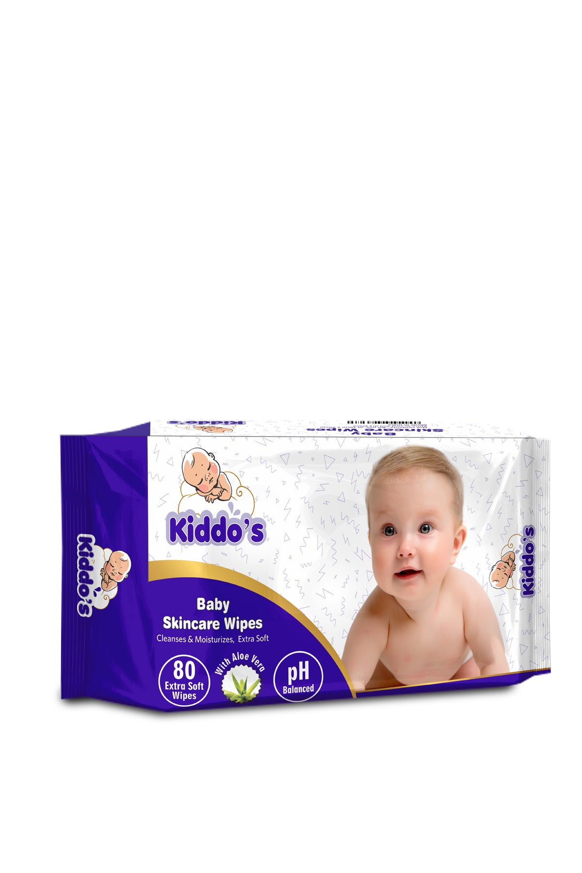 Kiddos Baby Skincare Wipes 1+1 80s Pack – mavenspick