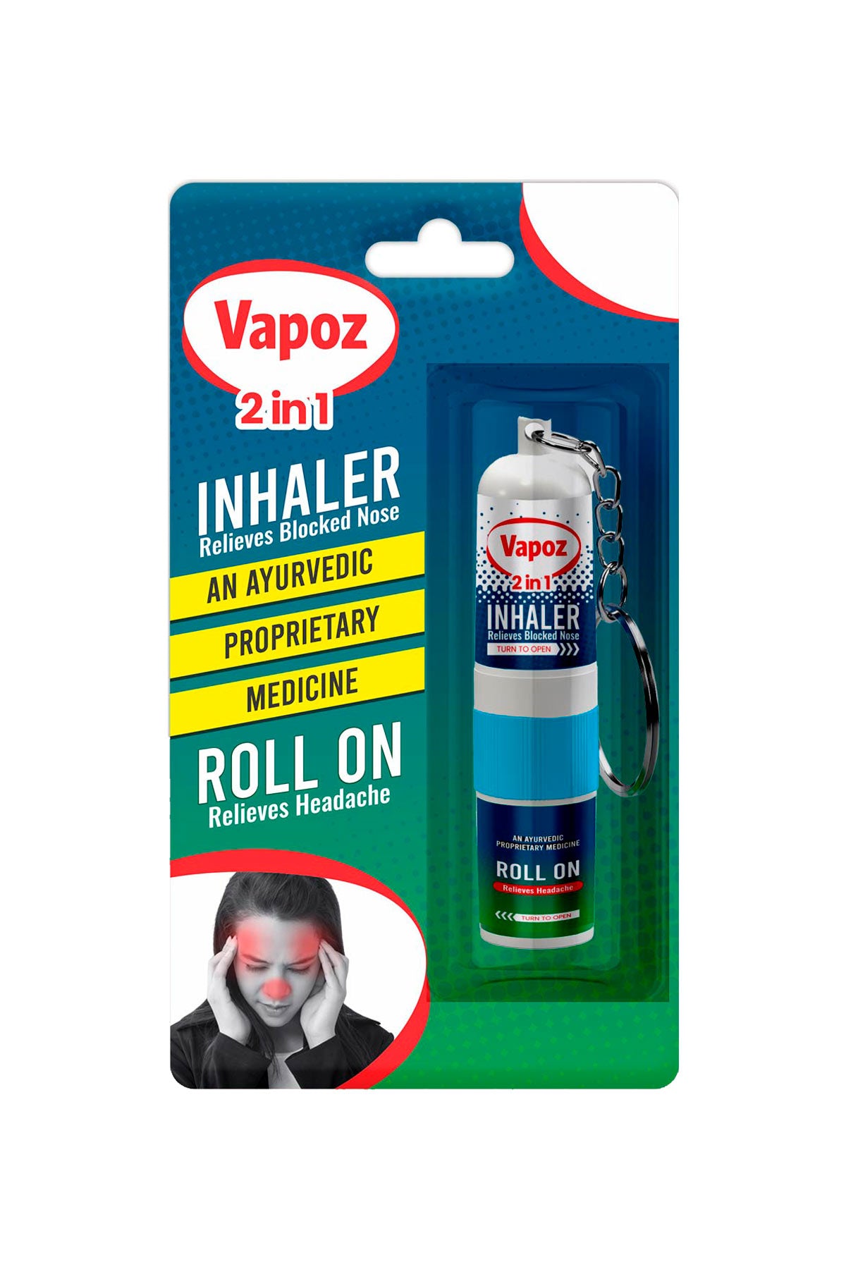 Vapoz 2 in 1 Inhaler Roll On mavenspick Vapoz 2 in 1 Inhaler Roll On mavenspick