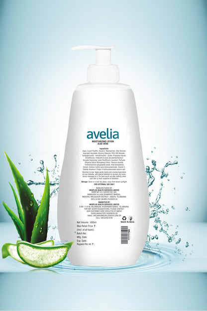 Avelia Aloe Vera Moisturizing Lotion - AloeVera (400ml)