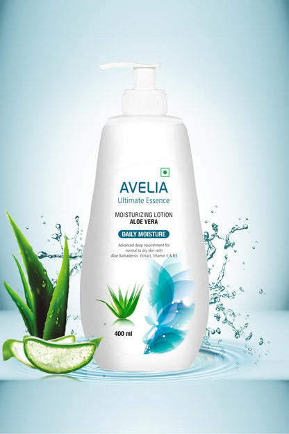 Avelia Aloe Vera Moisturizing Lotion - AloeVera (400ml)