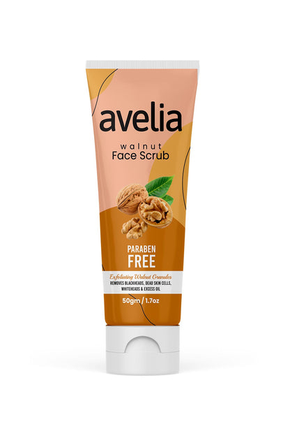 Avelia Walnut Face Scrub (50gm)