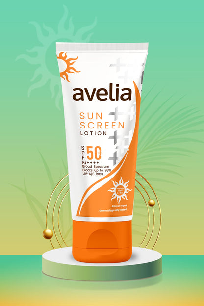 Avelia Sunscreen SPF 50+ Lotion (50ml)