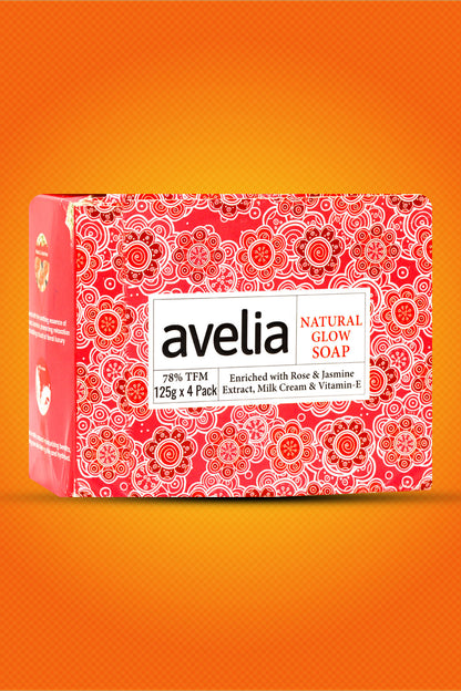 Avelia Natural Glow Soap (4x125gm)