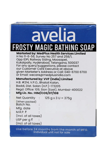 Avelia Frosty Magic Soap (3x125gm)