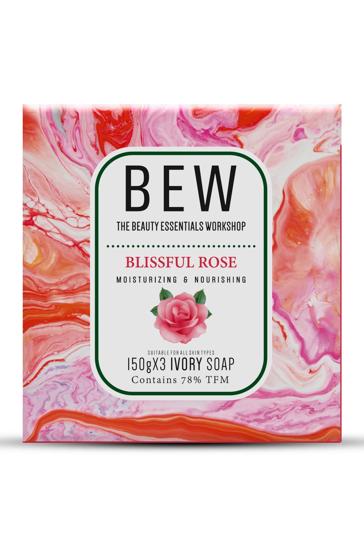 Bew Blissful Rose Soap (3x150gm)