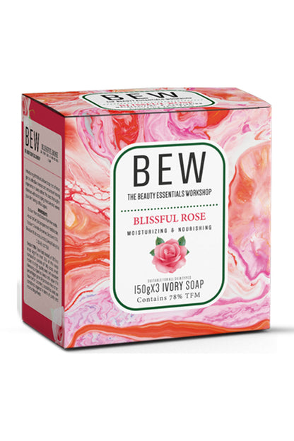 Bew Blissful Rose Soap (3x150gm)