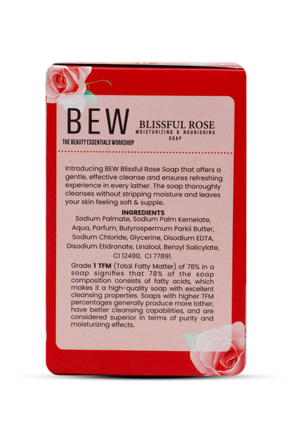 Bew Blissful Rose Soap (3x150gm)