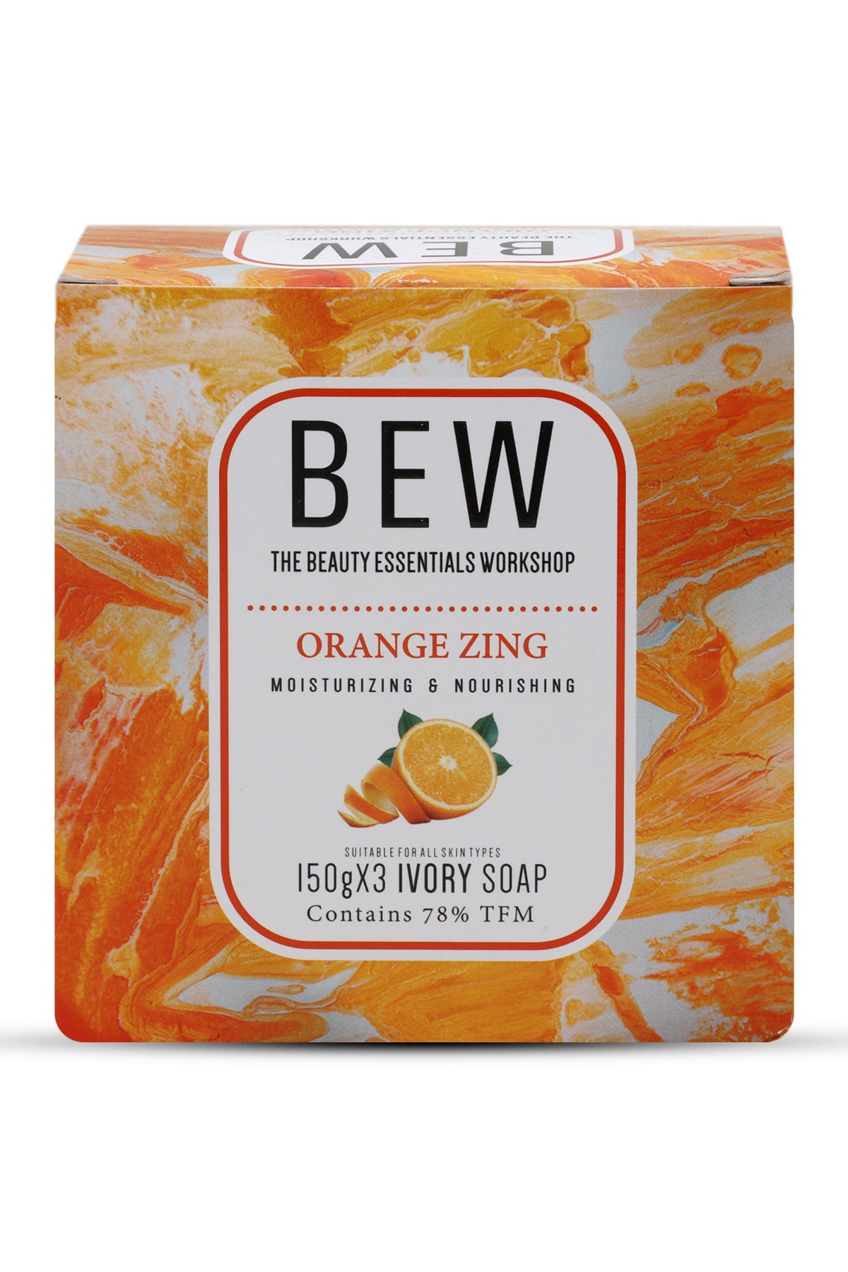 Bew Orange Zing Soap (3x150gm)