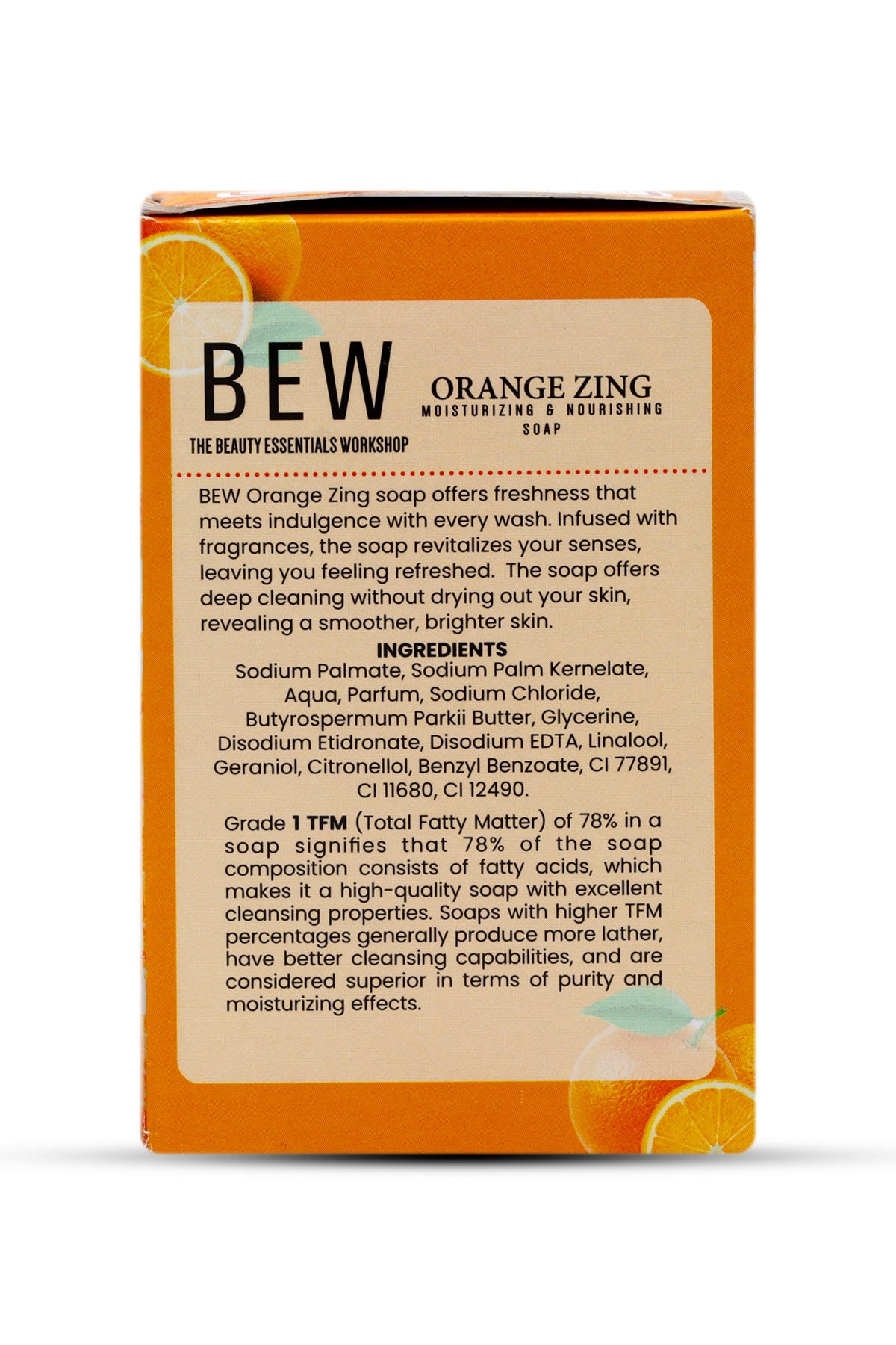 Bew Orange Zing Soap (3x150gm)