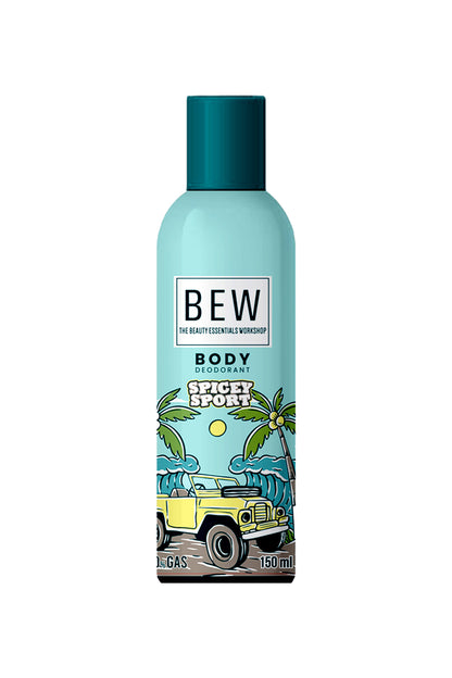 Bew Body Deodorant Spicy Sport Spray (150ml)