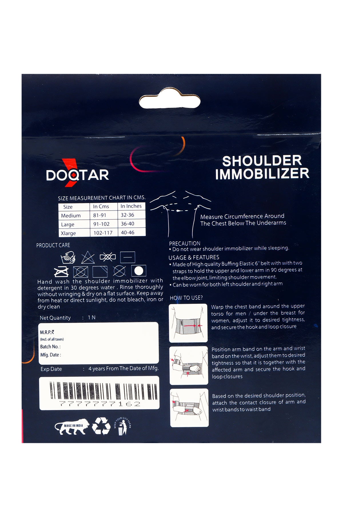 Doqtar Shoulder Immobilizer L