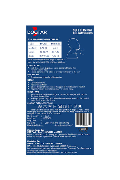 Doqtar Soft Cervical Collar L