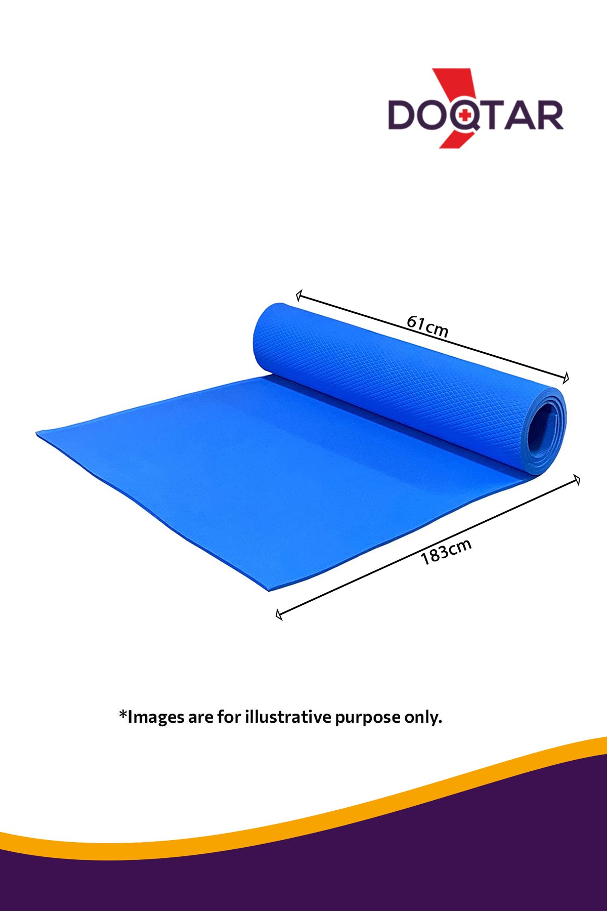 Doqtar Yoga Mat Eva (6mm)