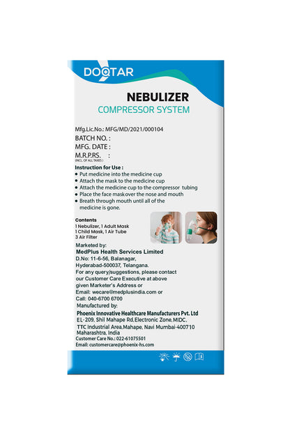 Doqtar Nebulizer Compressor System