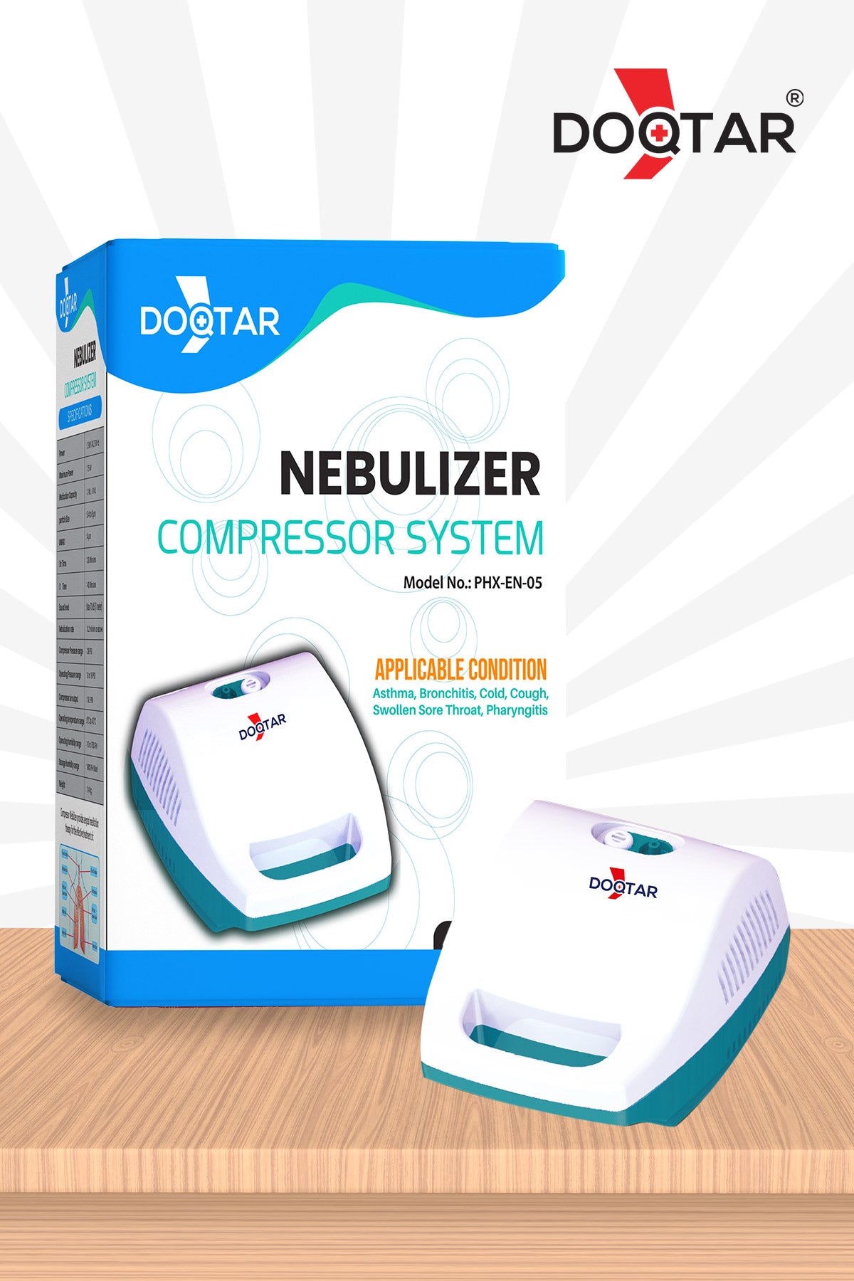 Doqtar Nebulizer Compressor System