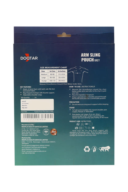 Doqtar Arm Sling Pouch Grey M