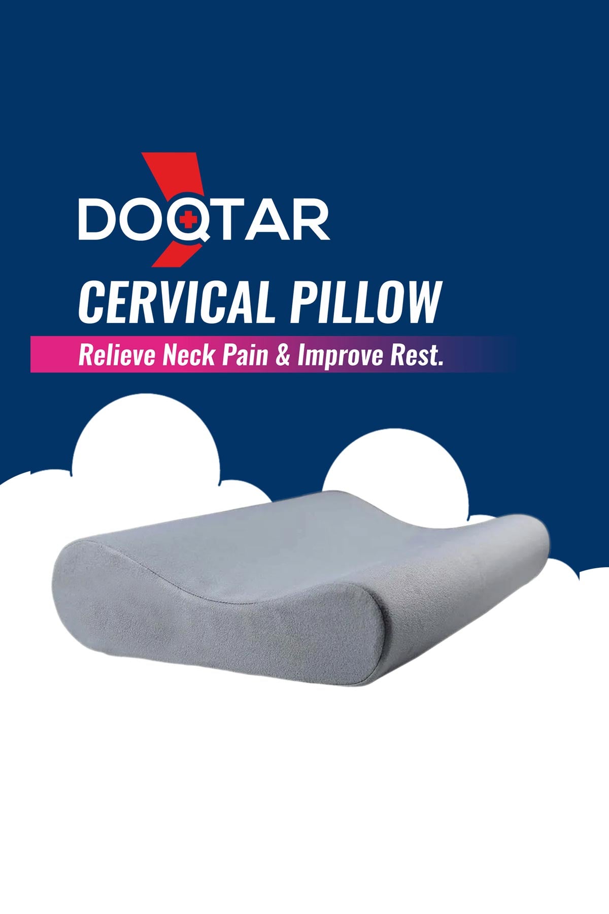 Doqtar Contoured Cervical Pillow Universal Size