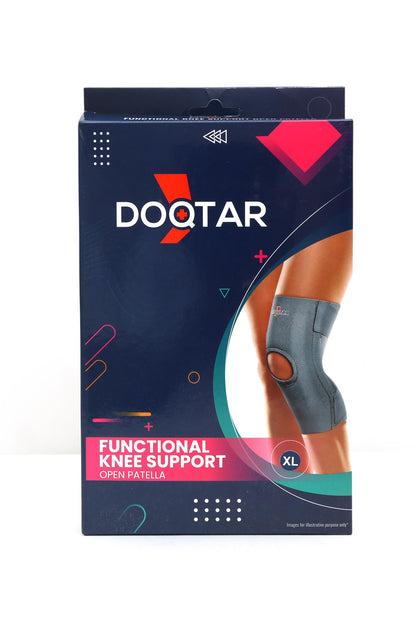 Doqtar Functional Knee Cap Support Grey XL