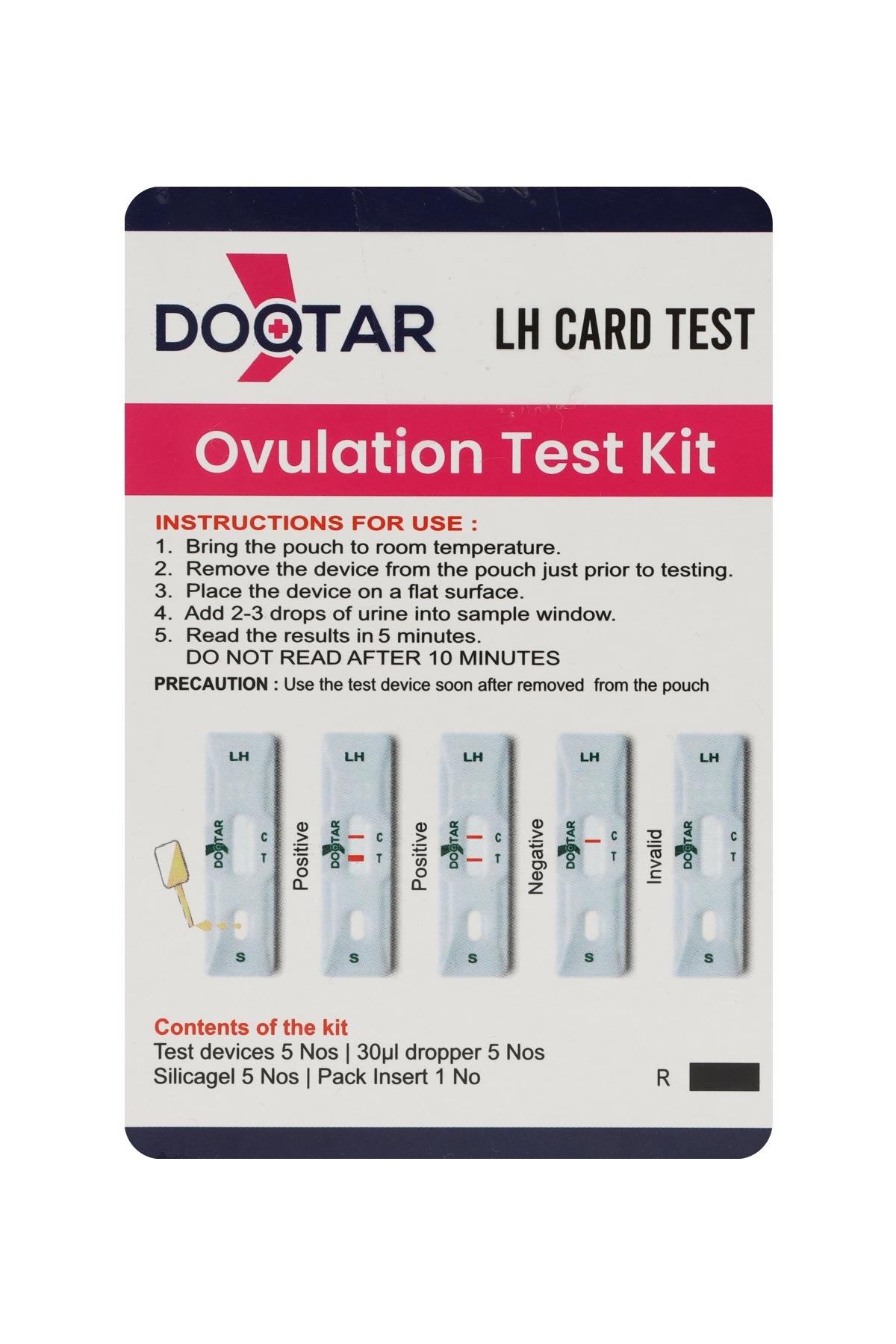 Doqtar Ovulation Test Kit (Pack Of 5)