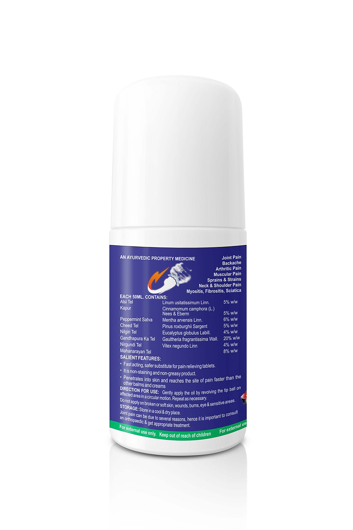 Easy Relief Back Pain Roll On (50ml)