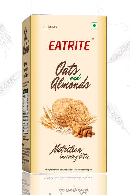 Eatrite Biscuits Oats & Almonds (150gm)