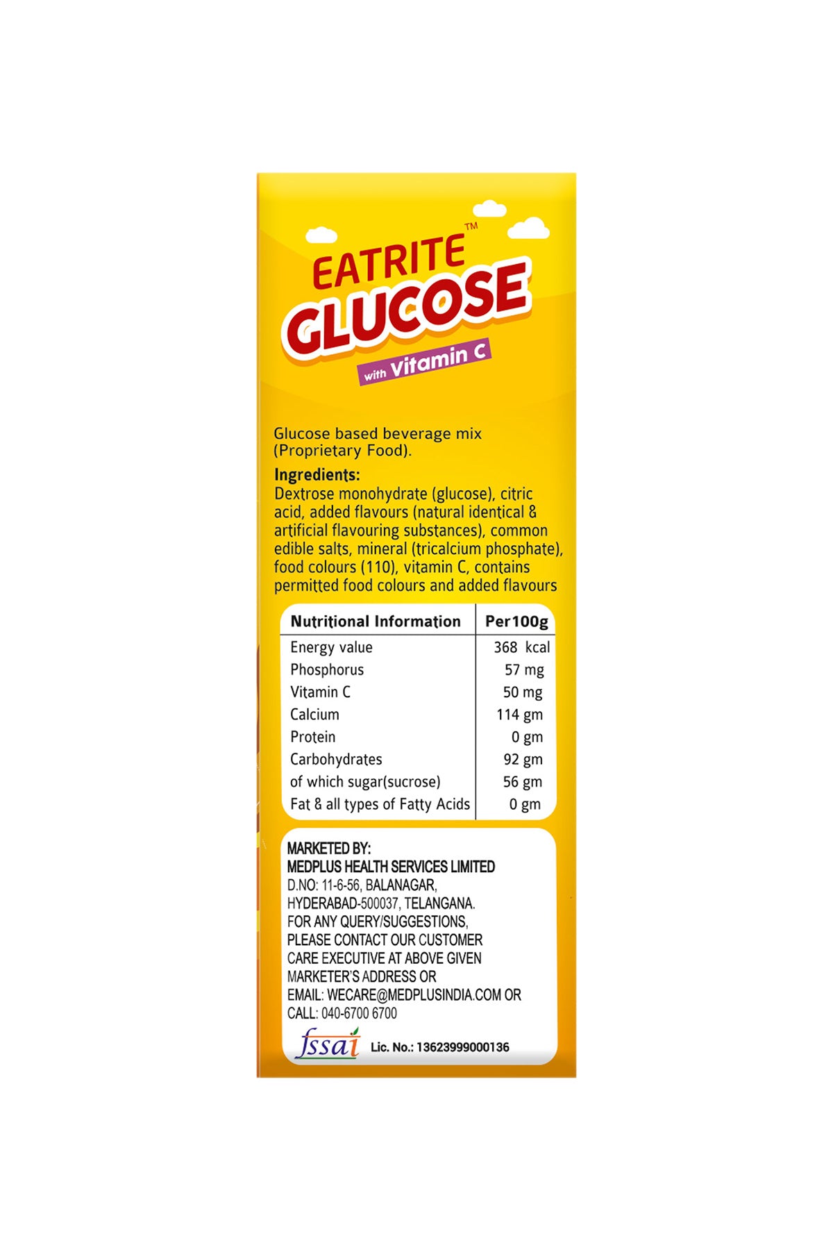 Eatrite Glucose Vit. C Orange (100gm)