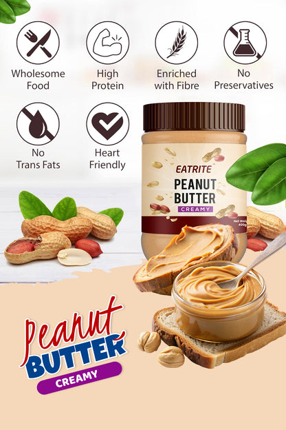 Eatrite Classic Creamy Peanut Butter (400gm)