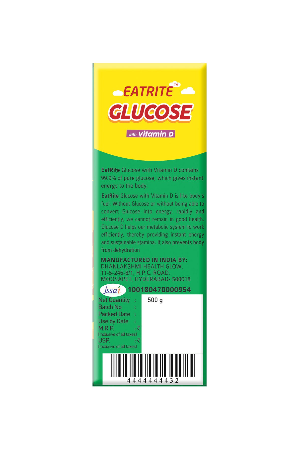 Eatrite Glucose D (500gm)