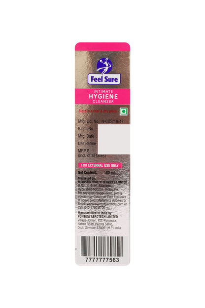 Feelsure Intimate Wash Liquid (100ml)