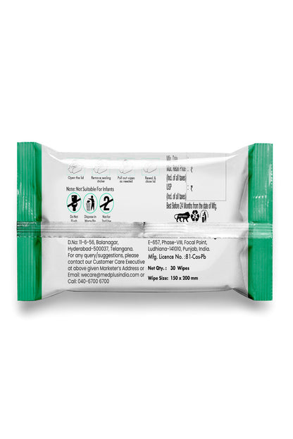 Feel Sure Gentle Cleansing Personal Wipes 30s