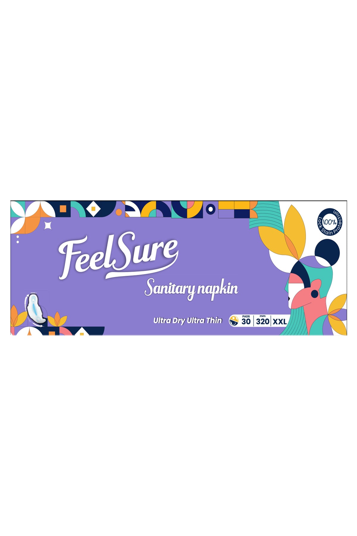 Feelsure Ultra Thin Sanitary Napkins XXL 30s