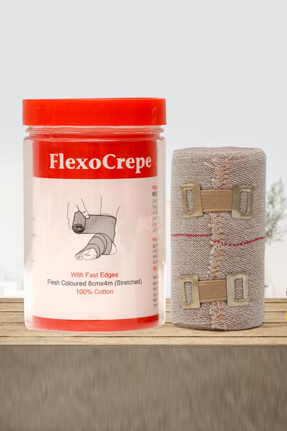 Flexocrepe Cotton Crepe Bandage (8cm x 4m)