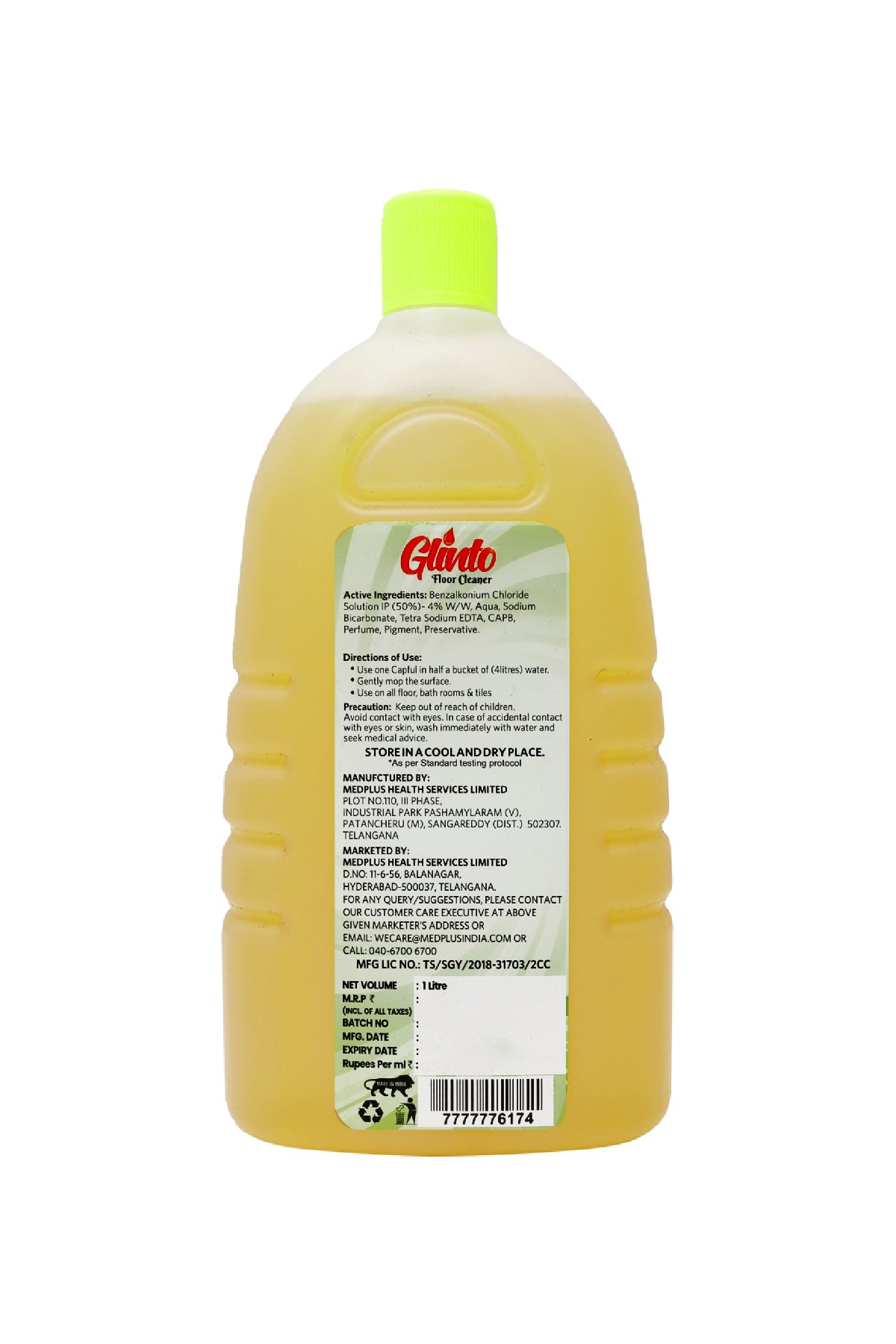 Glinto Floor Cleaner Lime (1 liter)