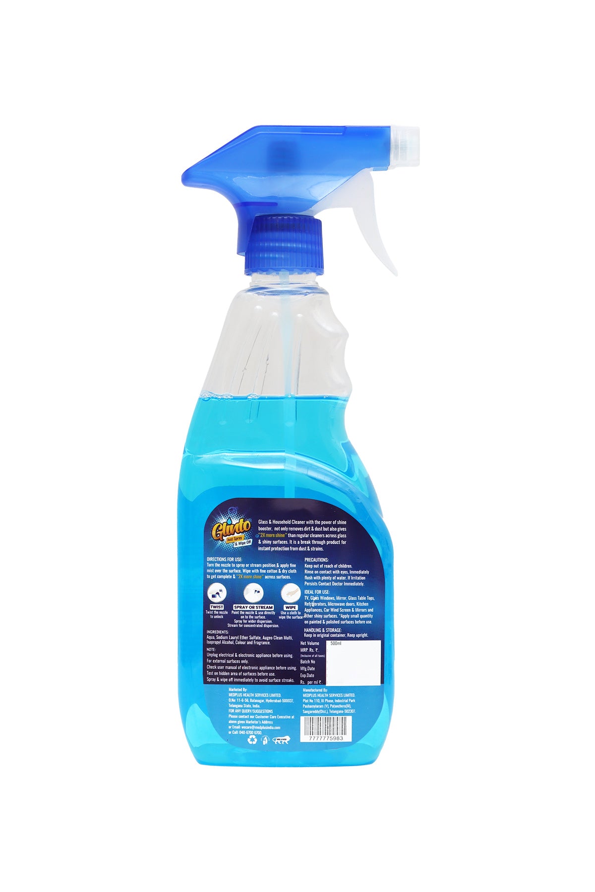 Glinto Glass Cleaner Spray (500ml)