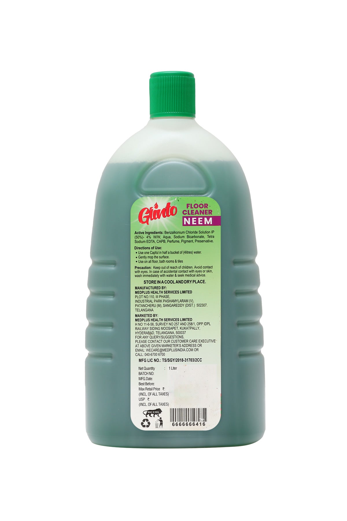 Glinto Floor Cleaner Neem (1 liter)