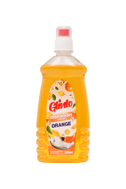 Glinto Dish Wash Orange Liquid (500ml)