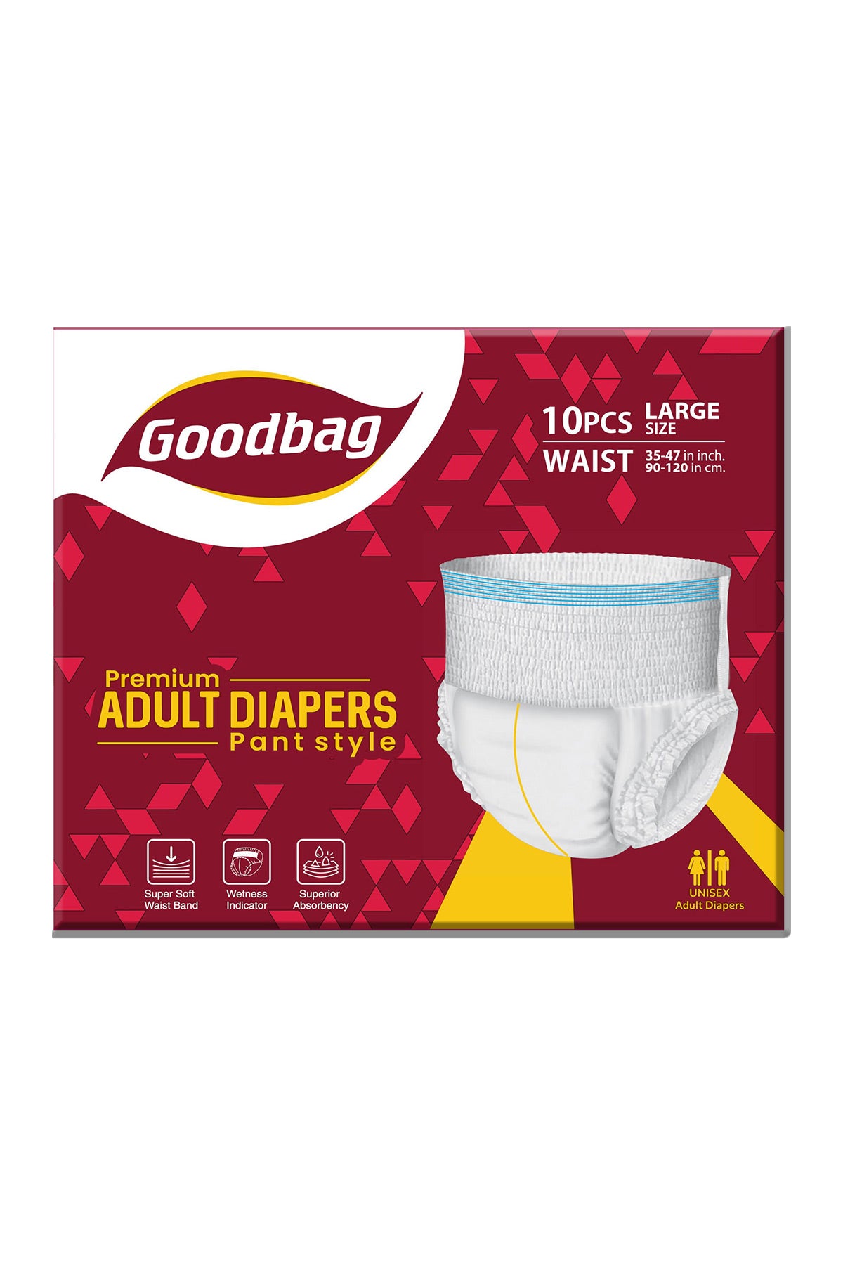 Goodbag Premium Adult Diaper Pants L 10s