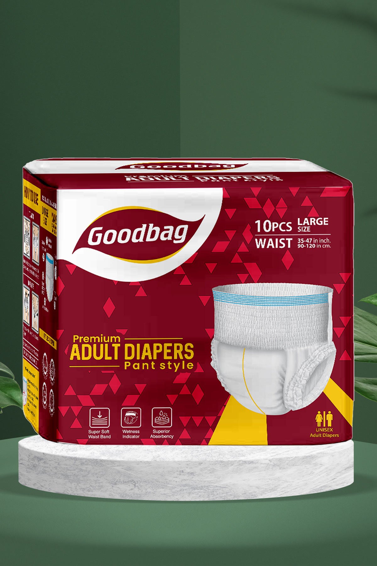 Goodbag Premium Adult Diaper Pants L 10s