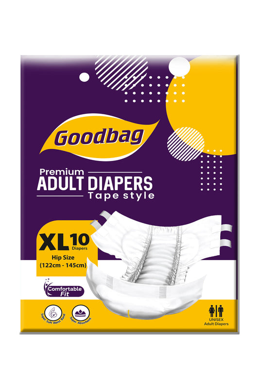 Goodbag Premium Adult Diapers Tape Type XL 10s